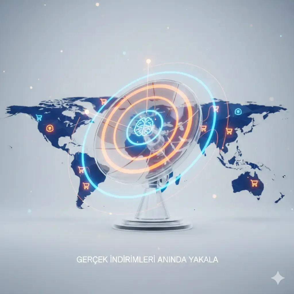 Yapay Zeka Destekli Küresel İndirim Radarı - Gerçek Fırsatları Anında Yakala!